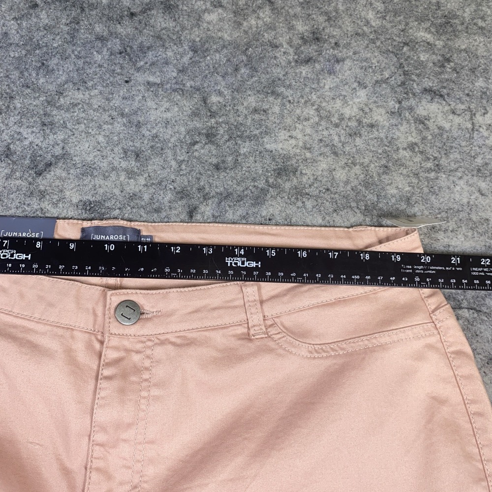 New Junarose Skinny Jeans Women's 18 Misty Rose Denim My Way Zippered‎ 5 Pocket - Picture 5 of 12